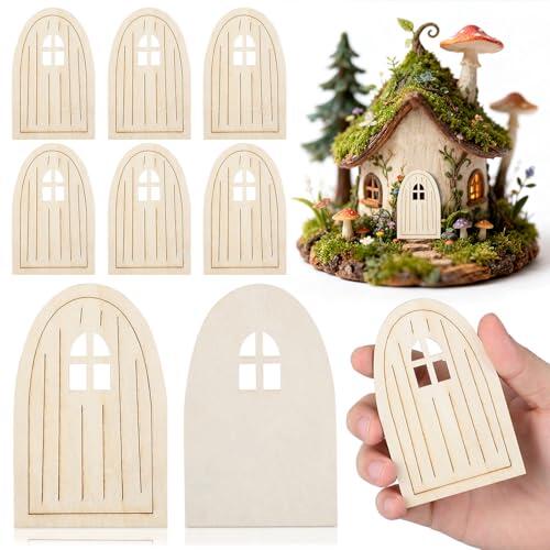 Puertas de Hadas de Madera Garneck: Creatividad y Miniaturas para Proyectos DIY