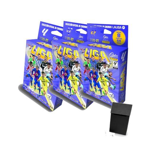 Refuerzo Cromos Liga 2026 2027 – 24 Sobres (192 Cromos LaLiga) + Deck Box – Sin Álbum – Colección Oficial Liga Este 26 27 de Panini – Utopia Goods