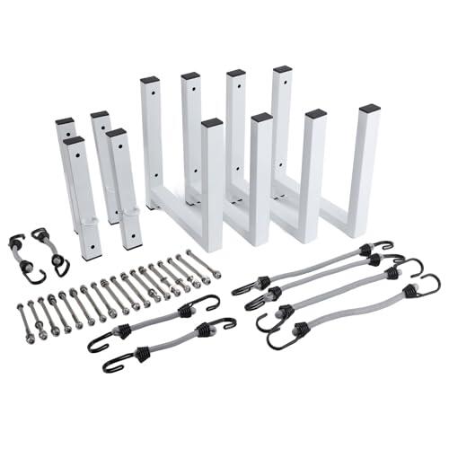 Optimiza el transporte de carga con el estante para escalera Keenso de aluminio
