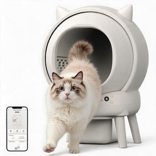 Revolución en el hogar: El arenero autolimpiable que redefine el cuidado felino