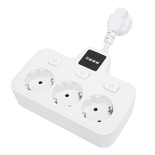 Optimiza tu espacio y gana enchufes con esta regleta compacta y funcional