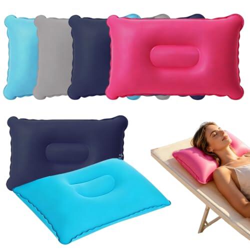 Descanso Portátil: Análisis de la Almohada Camping Hinchable XIGINE de 4 Piezas