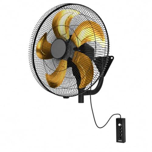Potencia y Eficiencia: Análisis del Ventilador de Pared Industrial Fan Project Negro y Oro