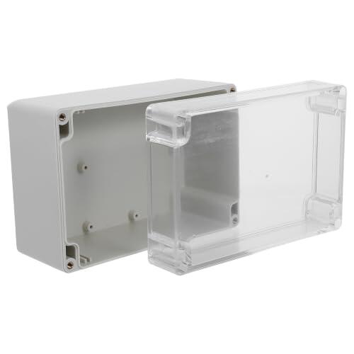 Caja de Conexiones con Tapa Transparente y Cierre Abatible