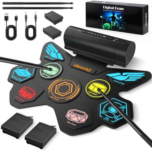 Desata el Ritmo: Todo Sobre la Batería Electrónica Portátil Gleamkid