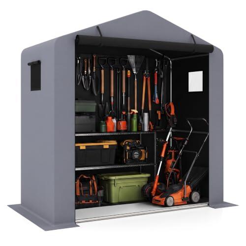 Solución de Almacenamiento Exterior: Análisis del Cobertizo COSTWAY de 190 cm