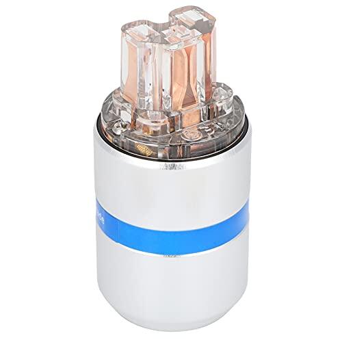 Wakects Conector de , 15A 250V Enchufe Macho de Cobre (F107(female))