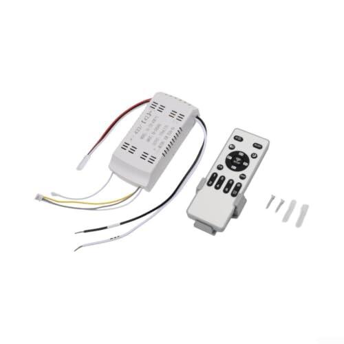 Kit de mando a distancia para ventilador de techo CC 110 V 6 velocidades