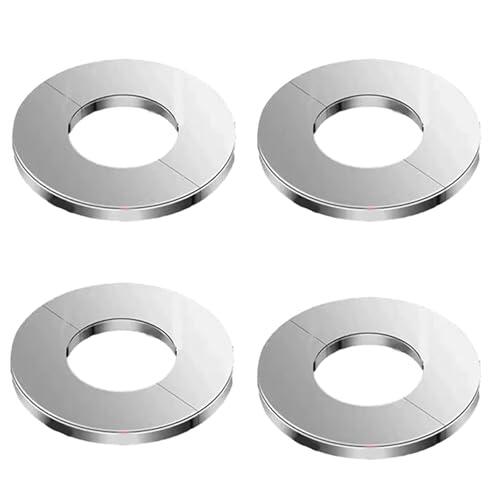 Soluciones estéticas para tuberías: Tapas de brida de pared dividida QOXEZY