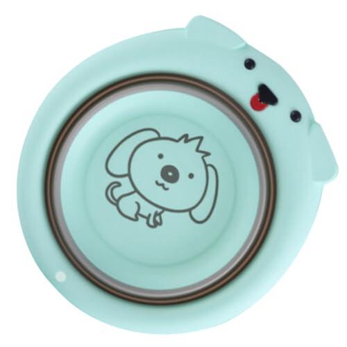 Azul Lavabo Plegable de Dibujos Animados para Bebés