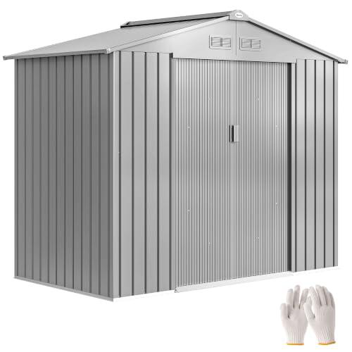 Soluciones de Almacenamiento Exterior: Análisis del Cobertizo Metálico Outsunny 7x4ft