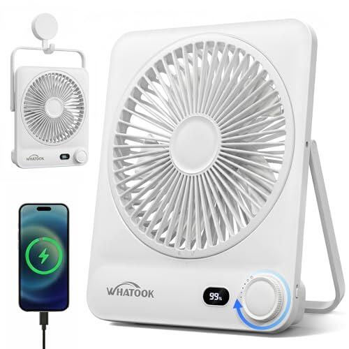 La Revolución del Confort Portátil: Análisis del Ventilador WHATOOK de 10000 mAh