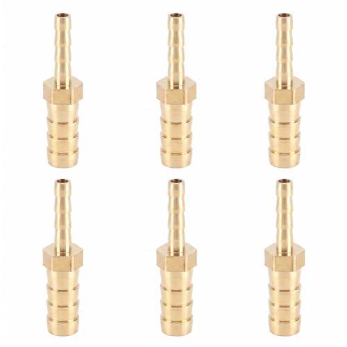 Soluciones de conexión: Racor reductor de latón de 8mm a 6mm