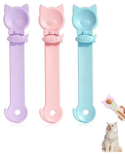 Solución Práctica para la Alimentación Felina: Análisis del Set de Cucharas Dispensadoras JHOSFA