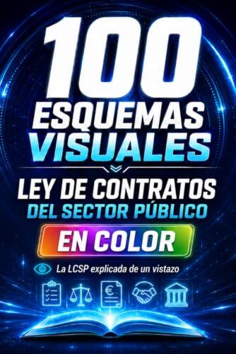 100 ESQUEMAS VISUALES DE LA LEY DE CONTRATOS DEL SECTOR PÚBLICO: Ley 9/2017, de 8 de noviembre · Preparación de oposiciones, estudio y consulta ... consolidado y actualización normativa 2026