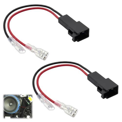 2 Piezas Cable Adaptador Altavoz Coche Conector Audio Cableado | Coche DIN Cable Conexión Plug and Play para Sistema Audio Vehículo Compatible con Opel Renault