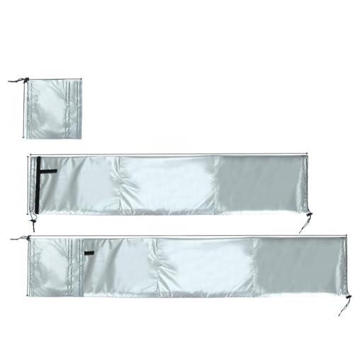 Manguera de aire acondicionado portátil, tubo de escape reflectante de