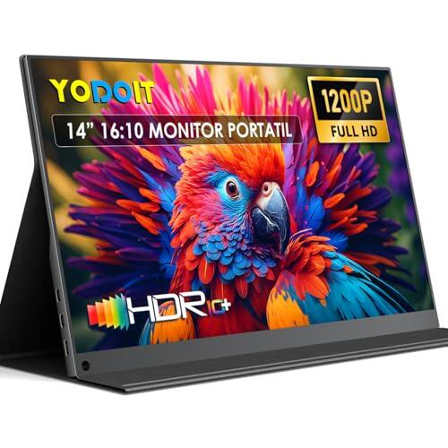 Maximiza tu productividad en cualquier lugar: Análisis del monitor portátil Yodoit de 14 pulgadas