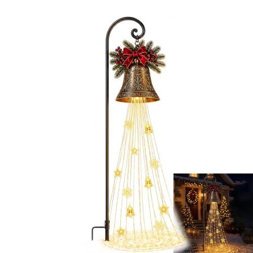Ilumina tu Navidad: La magia del muñeco de nieve con cascada de luz