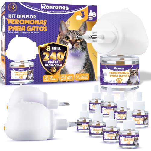 Soluciones eficaces para la convivencia felina: Análisis del pack ahorro de difusores con feromonas Ronrunea
