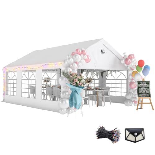 Ilumina tus eventos al aire libre: Análisis de la carpa Outsunny 4x6 m con LED