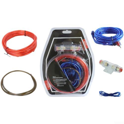 Potencia tu audio: Kit de cableado EasyByMall 8GA para subwoofer