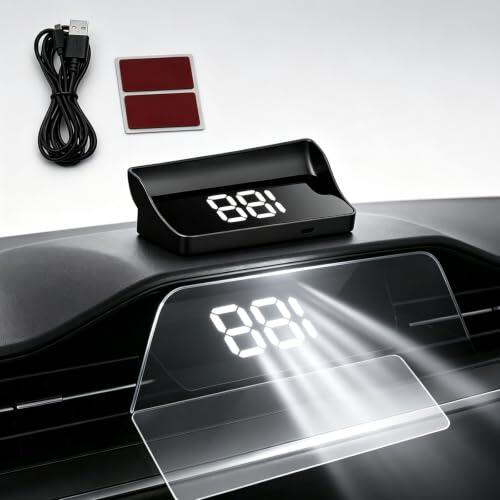 Head Up Display Auto,Proyector de Parabrisas para Coche con Pantalla