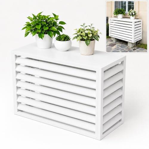 Cubre Aire Acondicionado Exterior, Cubierta Para Climatizador De Metal