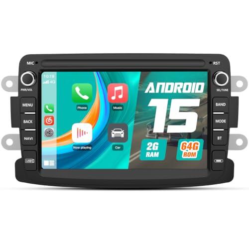 Renueva el sistema multimedia de tu Renault Dacia con la radio AWESAFE de 7 pulgadas, Android 15, CarPlay y Android Auto.