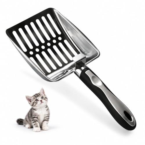 Guía Definitiva para Elegir una Pala de Acero Inoxidable para el Arenero de tu Gato