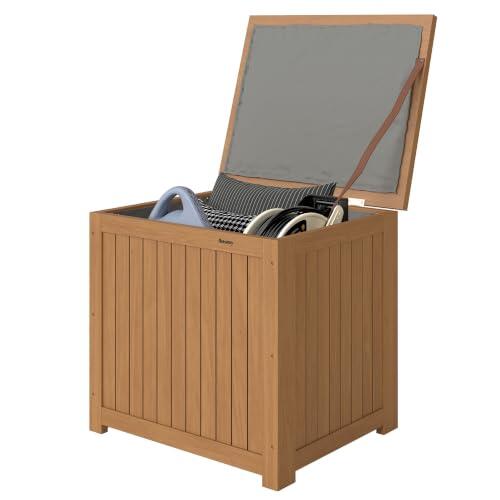 Solución de Almacenamiento Exterior: Análisis del Arcón de Madera Outsunny 130L