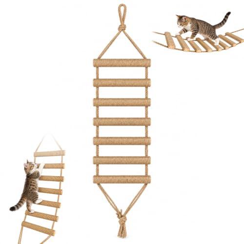 El paraíso vertical de tu felino: Escalera de madera y sisal Trendecor