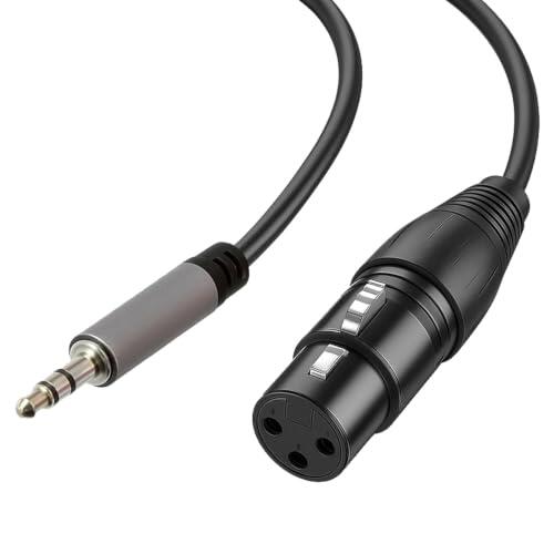 Conecta tu micrófono profesional a videocámaras con este cable XLR