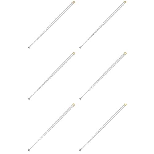 Adiythbm Antena telescópica de 307 mm, 5 secciones, antena remota para TV y