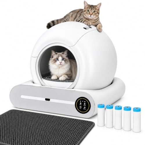 Revoluciona el cuidado de tu felino con el arenero autolimpiable XXL de PaaWings