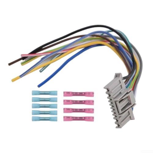 Kit Reparación Conector 10 Pines 71745167 para fiat Panda Kit | Compatible OE 71745167, 10 pines, solución fallo luces, plástico , ajuste exacto