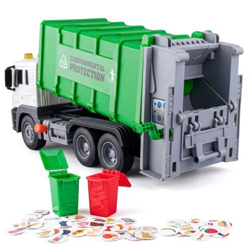 Camión de basura de juguete Sjfbebsy: Diversión y aprendizaje sobre reciclaje para niños