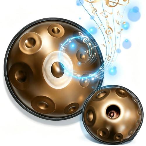 El arte y la sanación del handpan de 21 notas en afinación F#3 Pygmy