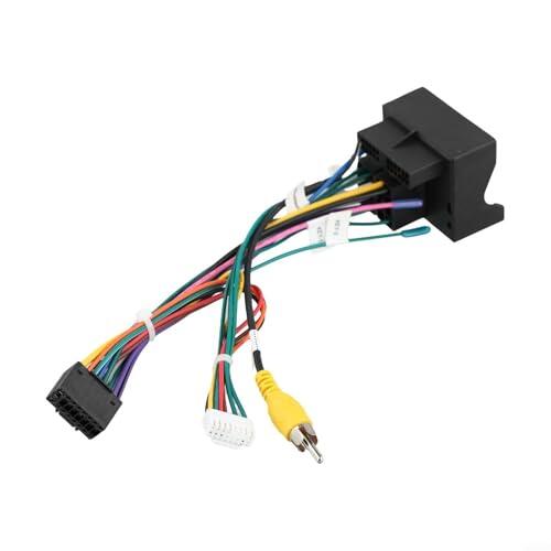 NbgrvB Arnés de cableado de radio de coche de 16 pines para C4 C3 2008-2019 | Compatible con C4 C3 2008-2019, interfaz de 16 pines, conectar y usar directamente, no requiere cables de corte