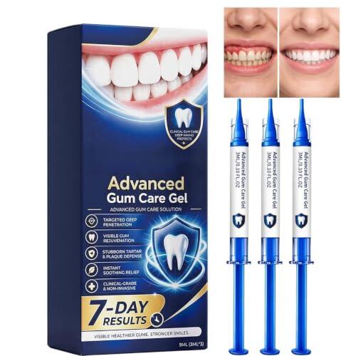 Gel reparador dental profesional con fórmula no invasiva, tratamiento para el cuidado de las encías, gel refrescante para el aliento, ambientador bucal profesional y quitamanchas.（1pc）