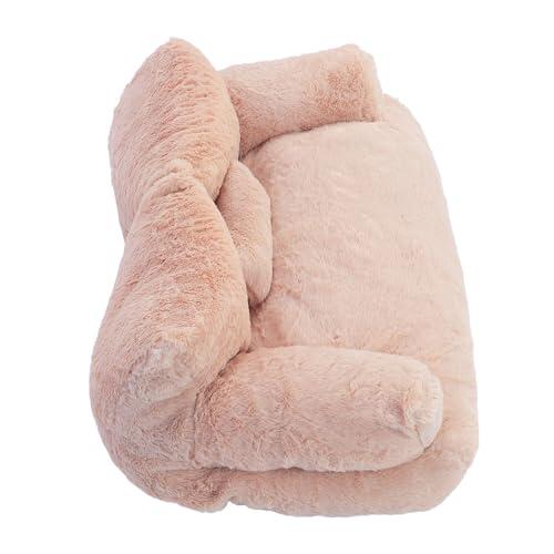KIMISS Sofá Cama para Mascotas, Cálido, Suave, Cómodo, Extraíble, (L)