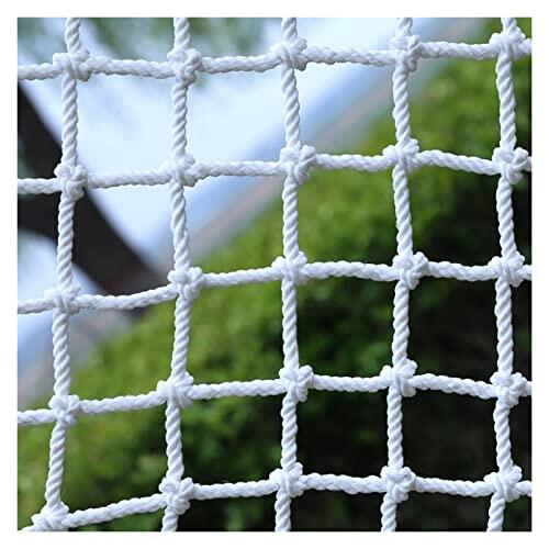 Red segura para balcón, 1 x 9 m, malla de nailon de 5 cm, para protección contra caídas en parques infantiles, jardines y tiendas de ropa, fácil instalación