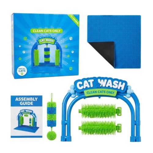 Cepillo de auto-aseo para gatos Arca, herramienta de limpieza de pelos,