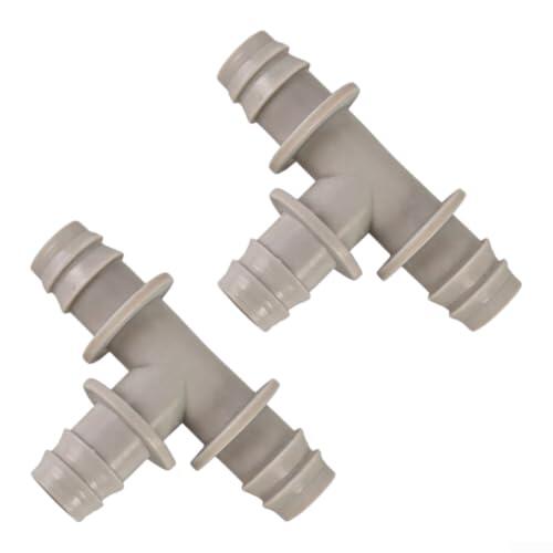 Conector Y Drenaje AC 15mm 2pcs Plástico Conector Y Drenaje