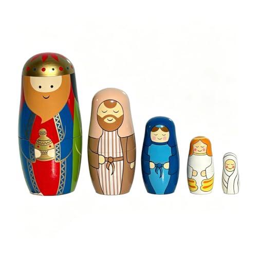 El Encanto Tradicional de las Muñecas Anidadas en la Navidad