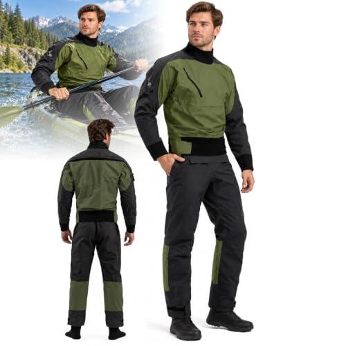Análisis Técnico del Traje Seco para Kayak LISTaRSw Green-XL