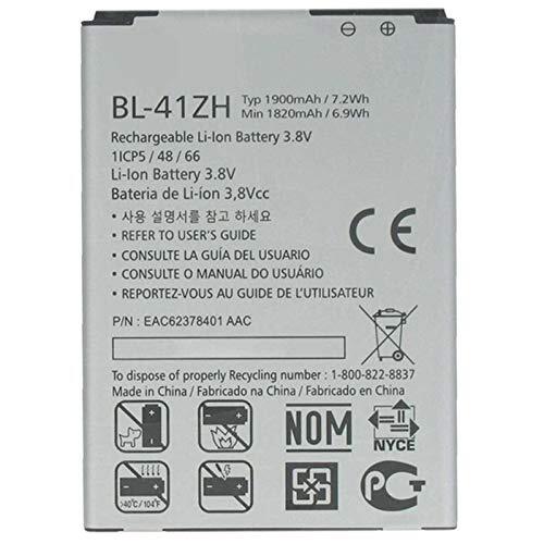 ELLENNE Batería para LG L50 Leon Joy K5 D290N BL-41ZH