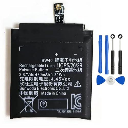 ELLENNE Batería para Xiaomi Watch S1 / Color2 BW40 + Kit de herramientas | Para Xiaomi Watch S1 / Color2 | BW40 - Kit de herramientas para el desmontaje