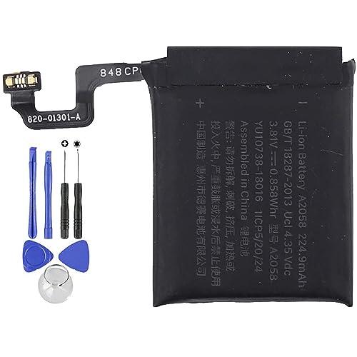 ELLENNE Batería para Apple Watch Serie 4 40 mm iWatch A2058 + herramientas | Para Apple Watch Serie 4 40 mm iWatch A2058 + Nuevo con kit de herramientas para el desmontaje
