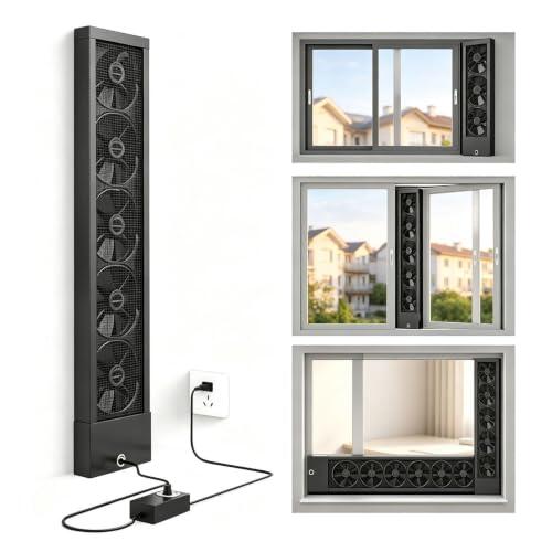 Ventilación versátil: Análisis del ventilador horizontal, vertical y extractor de ventana